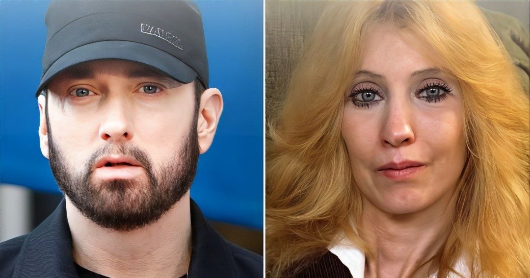 Eminem and his mother, Debbie Nelson